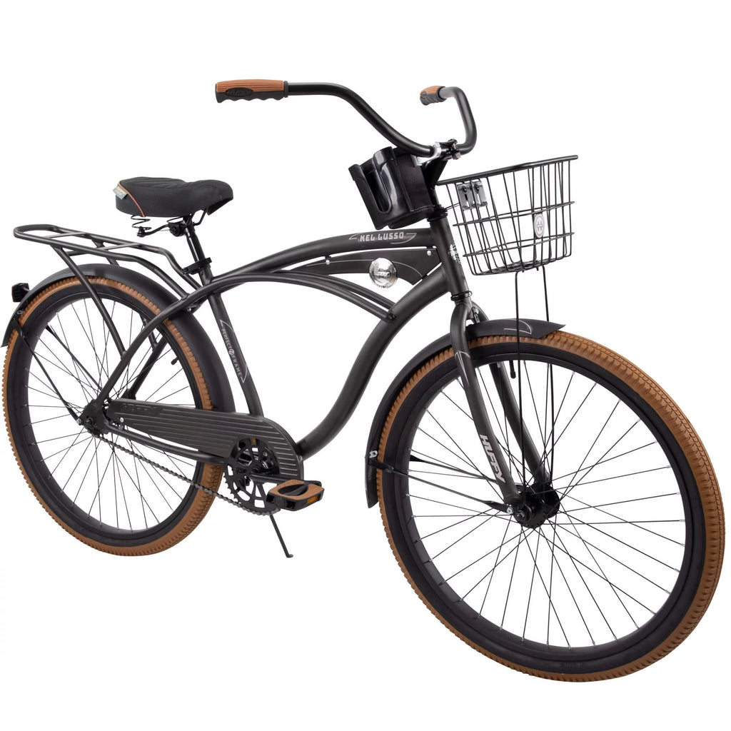 26 Inch Matte Black Cruiser Bike F810962