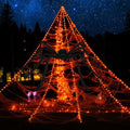 250 LED Purple Spider Web Lights with 8 Modes X9541