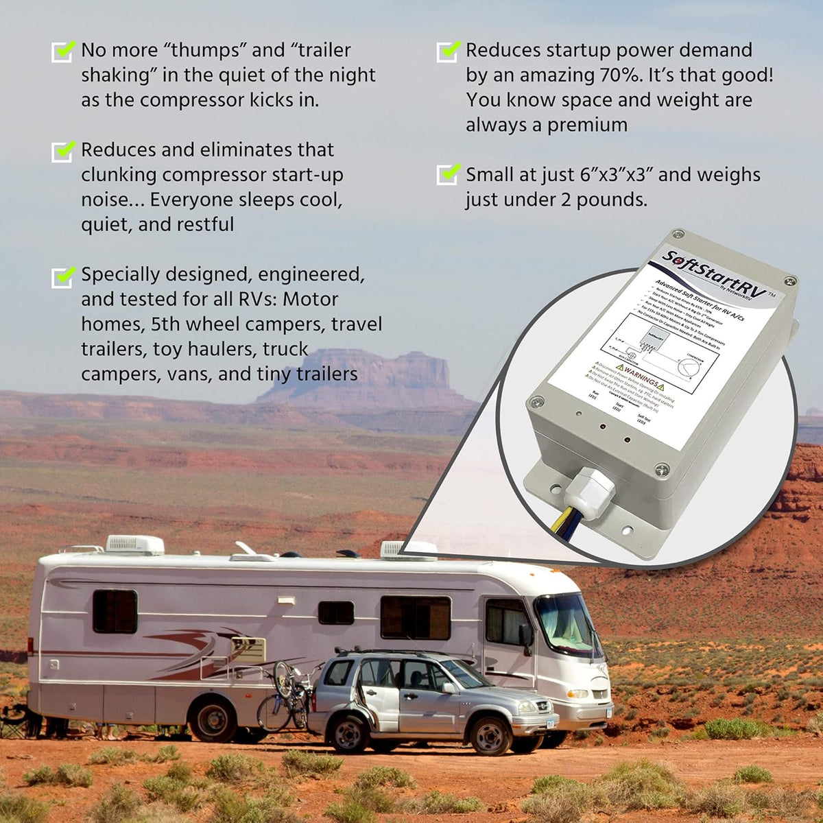 SoftStartRV Air Conditioning Soft Start Kit U7093
