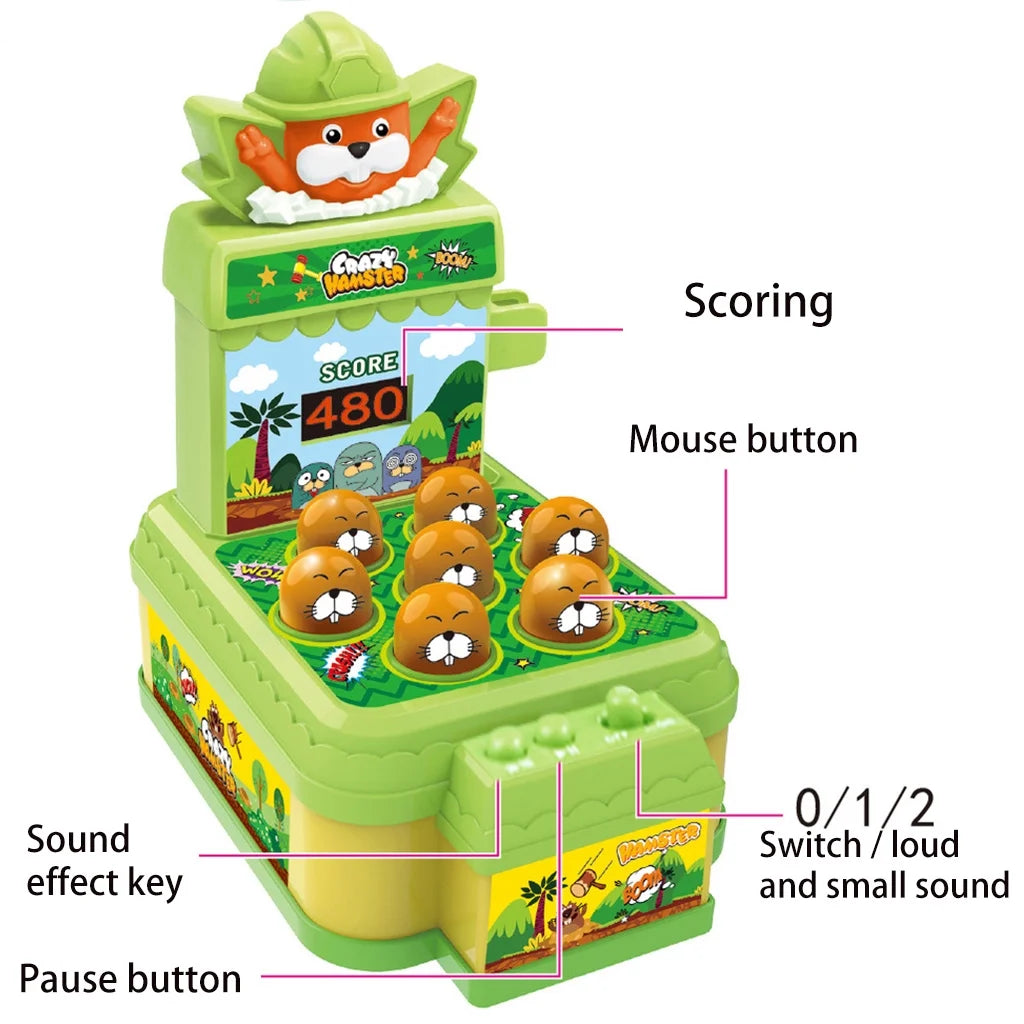 Whack A Mole Game Electronic Kids Board Games Arcade Game Boys Toys Y106806