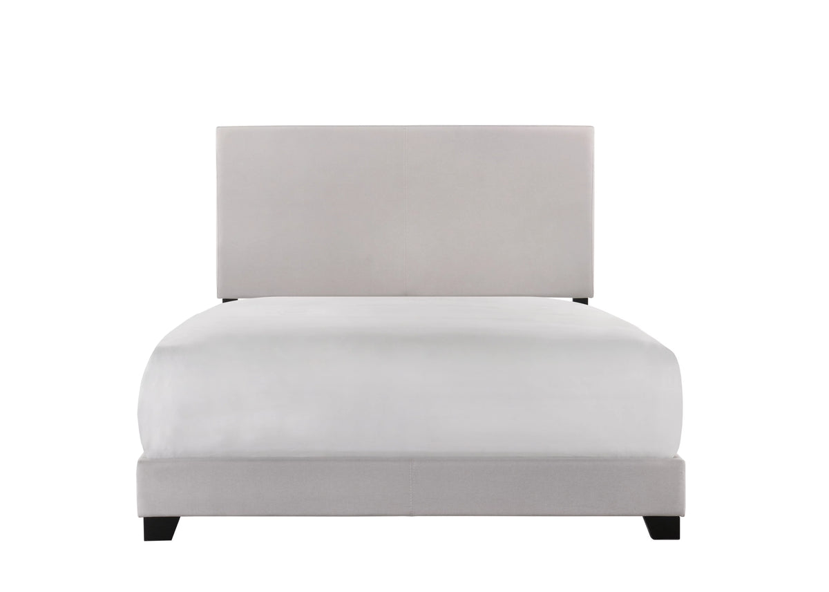 Black Faux Leather Queen Bed C730772