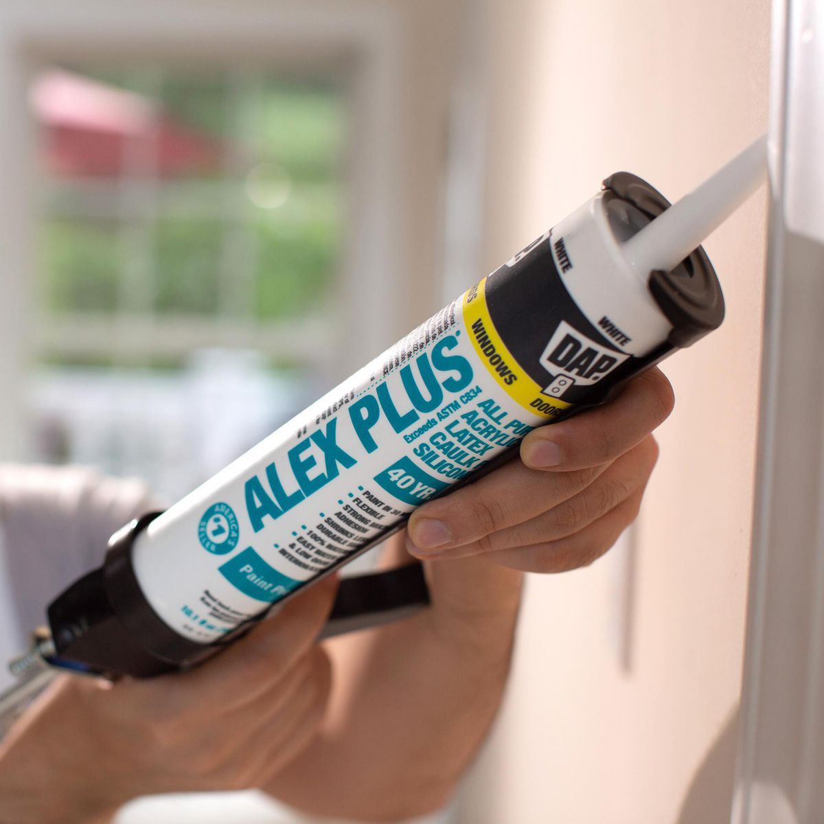White Acrylic Latex Silicone Caulk N7612