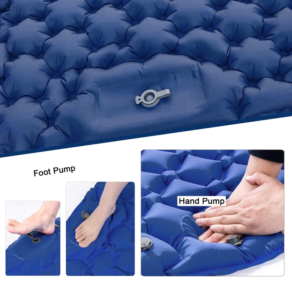 Inflatable Waterproof 2 Person Air Mattress with 2 Pillows W5939