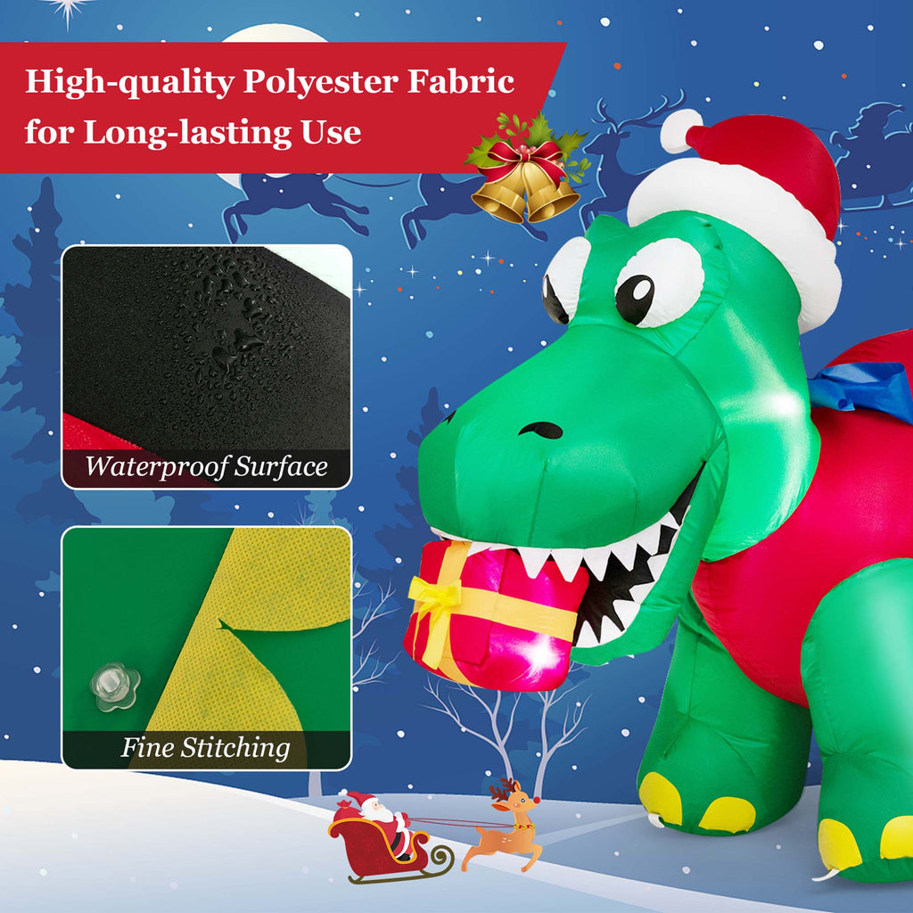 Inflatable Christmas Dinosaur with LED Lights M3711