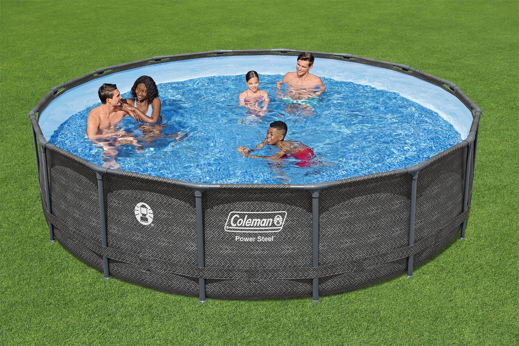 Round Metal Frame Above Ground Pool Set A4946
