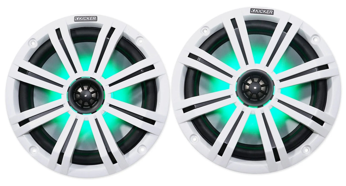8" LED Chrome Wakeboard Tower Speakers D26972