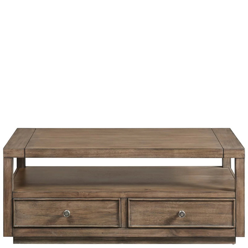 Wood Coffee Table in Toasted Acacia Brown F68076