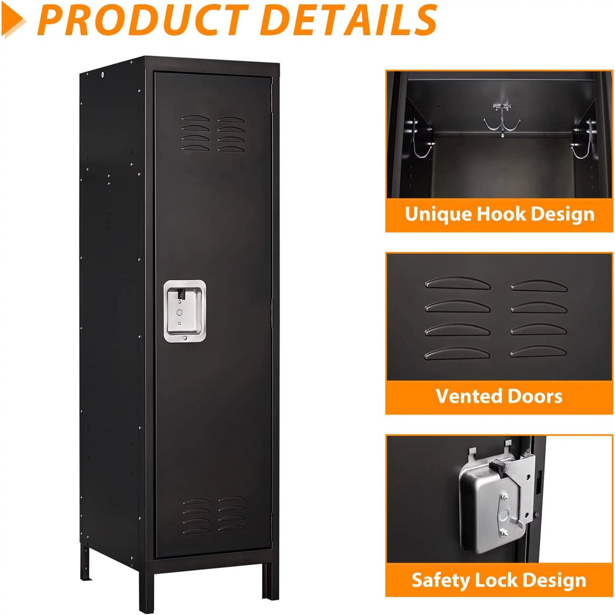 Metal Storage Cabinet with 6 Doors E86237