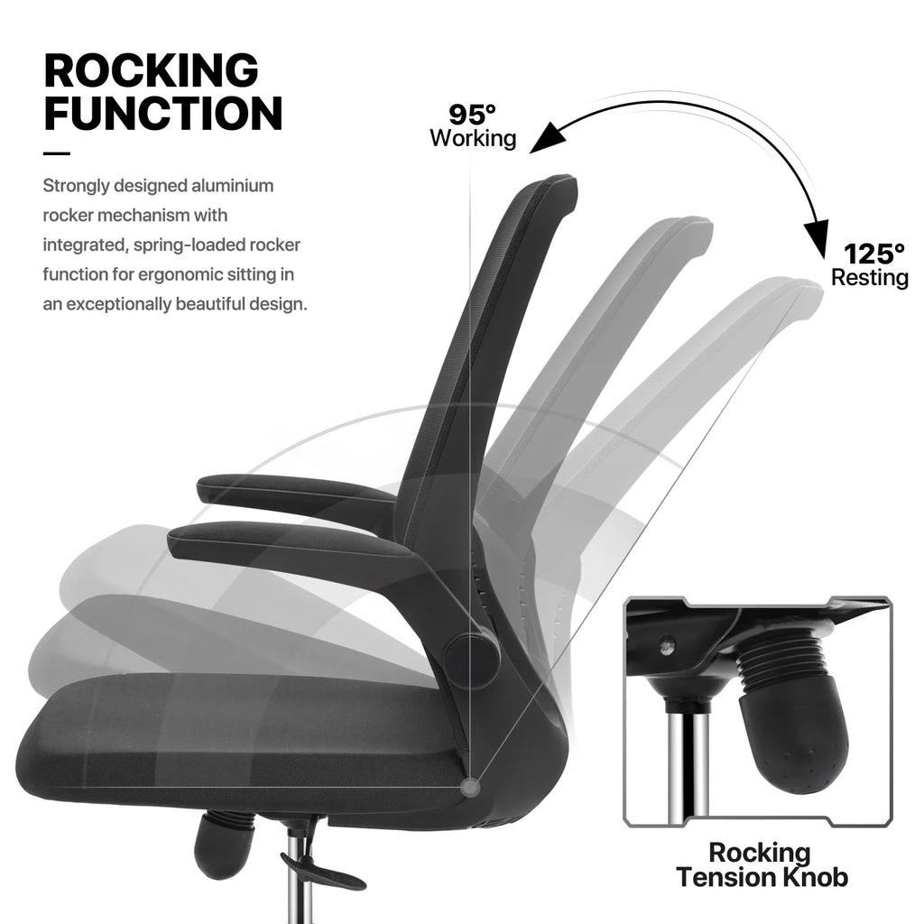 Black Portable Computer Desk and Rolling Swivel Task Seat M752419