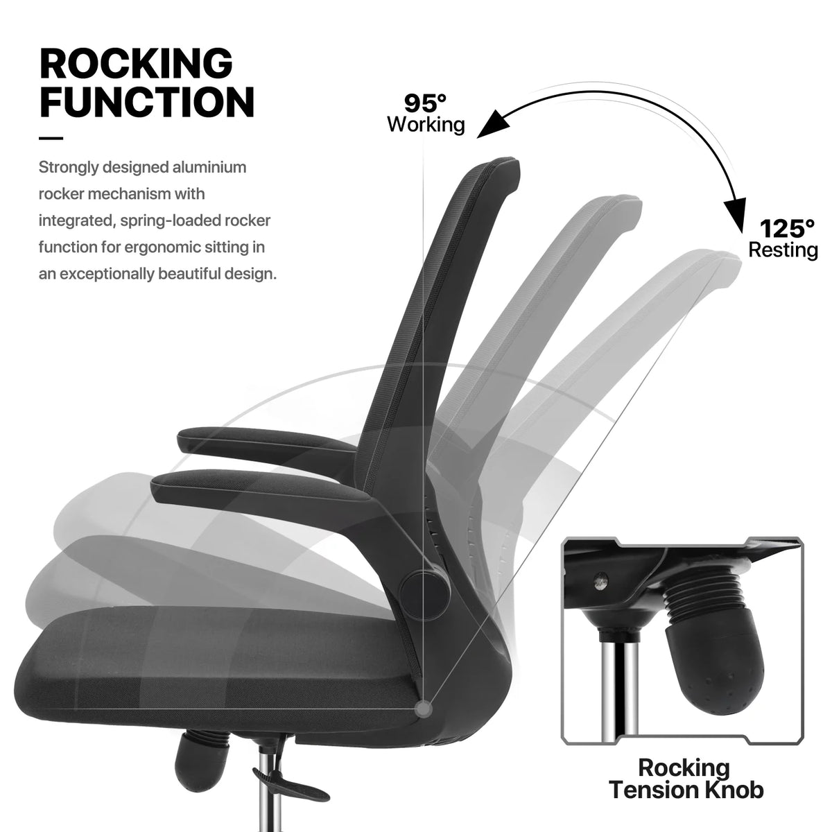 Black Portable Computer Desk and Rolling Swivel Task Seat M752419