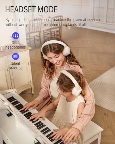 88-Key Weighted Action Digital Piano with Furniture Stand P44416