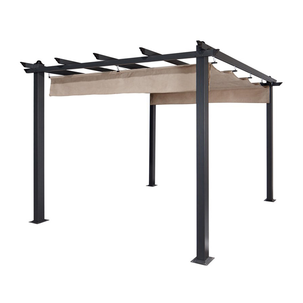 Sand 9 x 9 Feet Pergola Canopy Fabric Replacement A405655