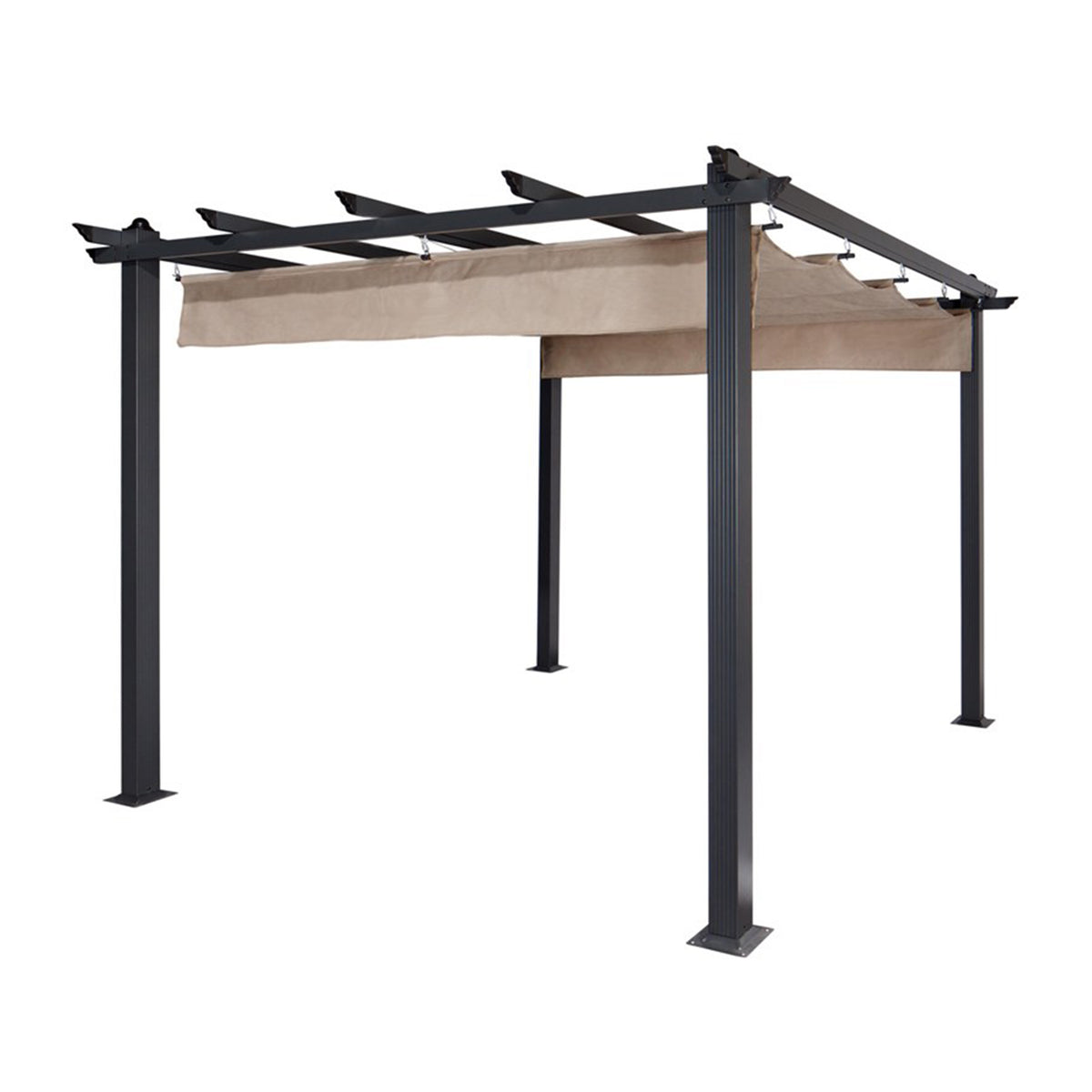 Sand 9 x 9 Feet Pergola Canopy Fabric Replacement A405655