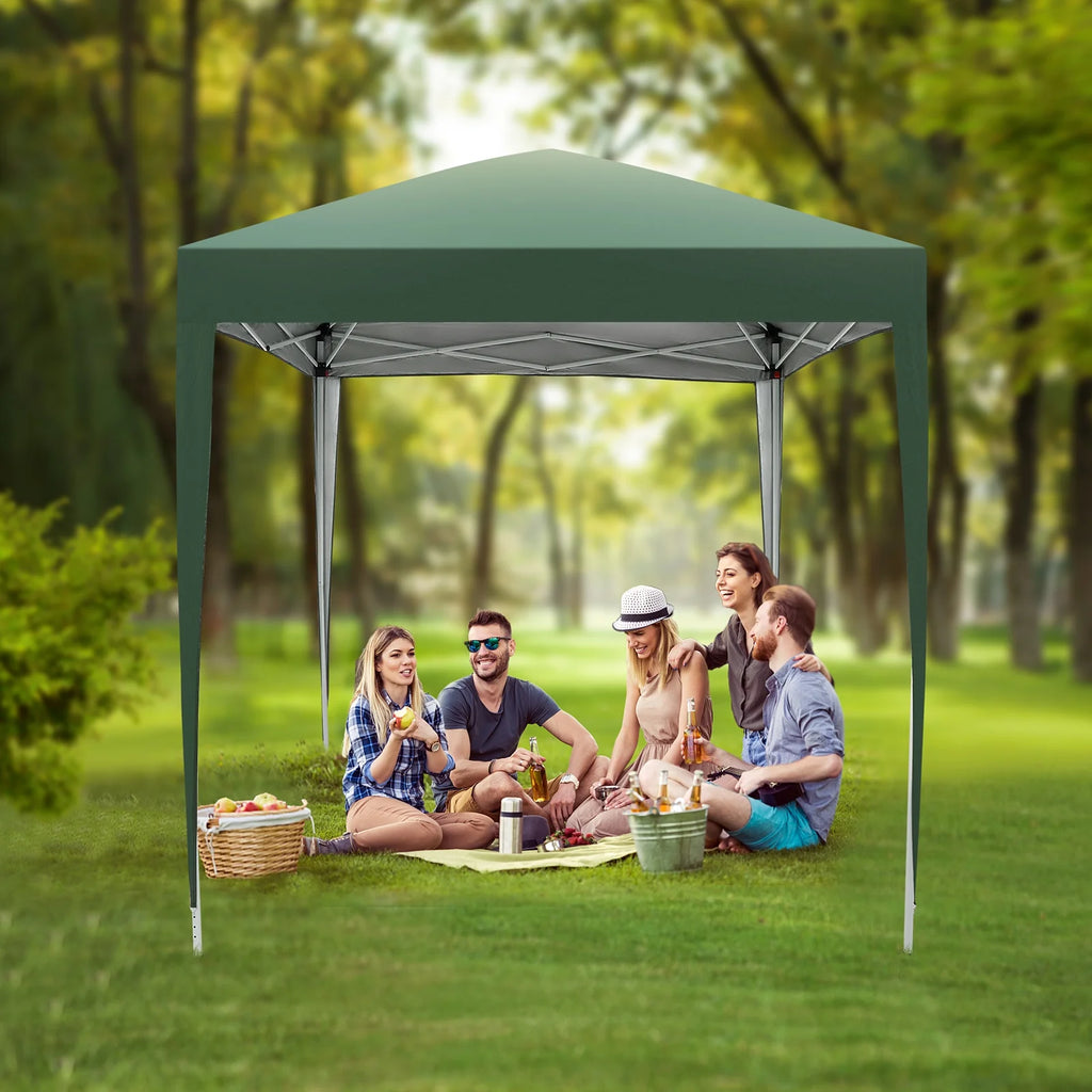 10ft x 10ft Pop Up Gazebo Canopy Tent Blue M160
