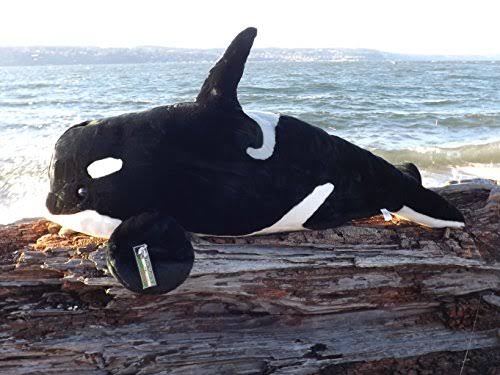 Large Stuffed Orca Whale Plush Toy Y6211
