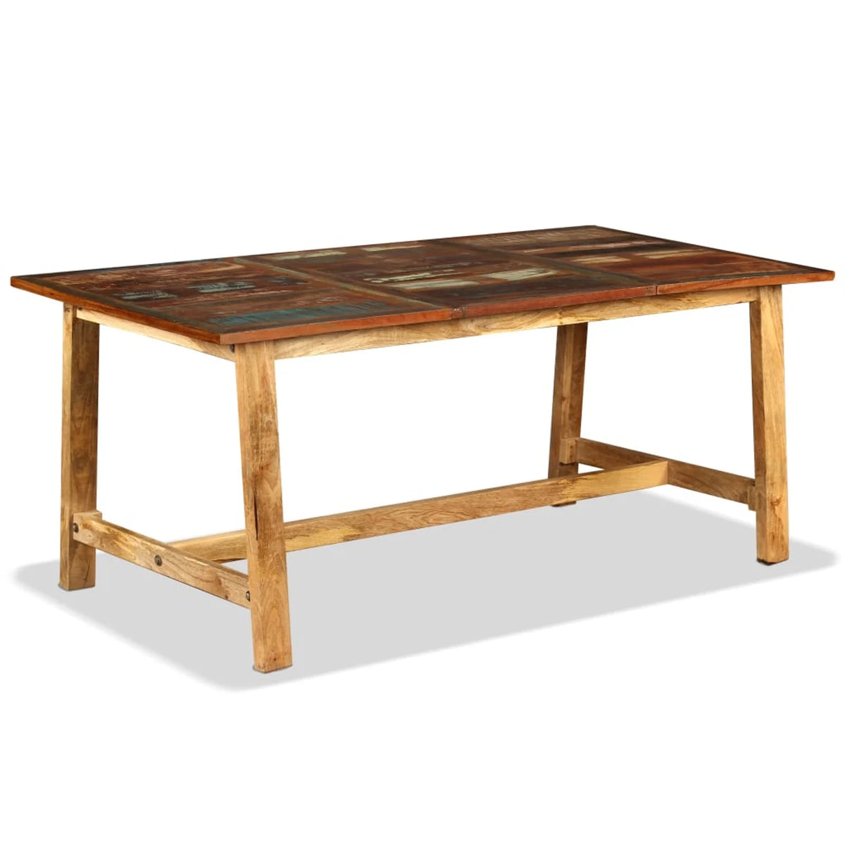 Solid Reclaimed Wood Dining Table U49045