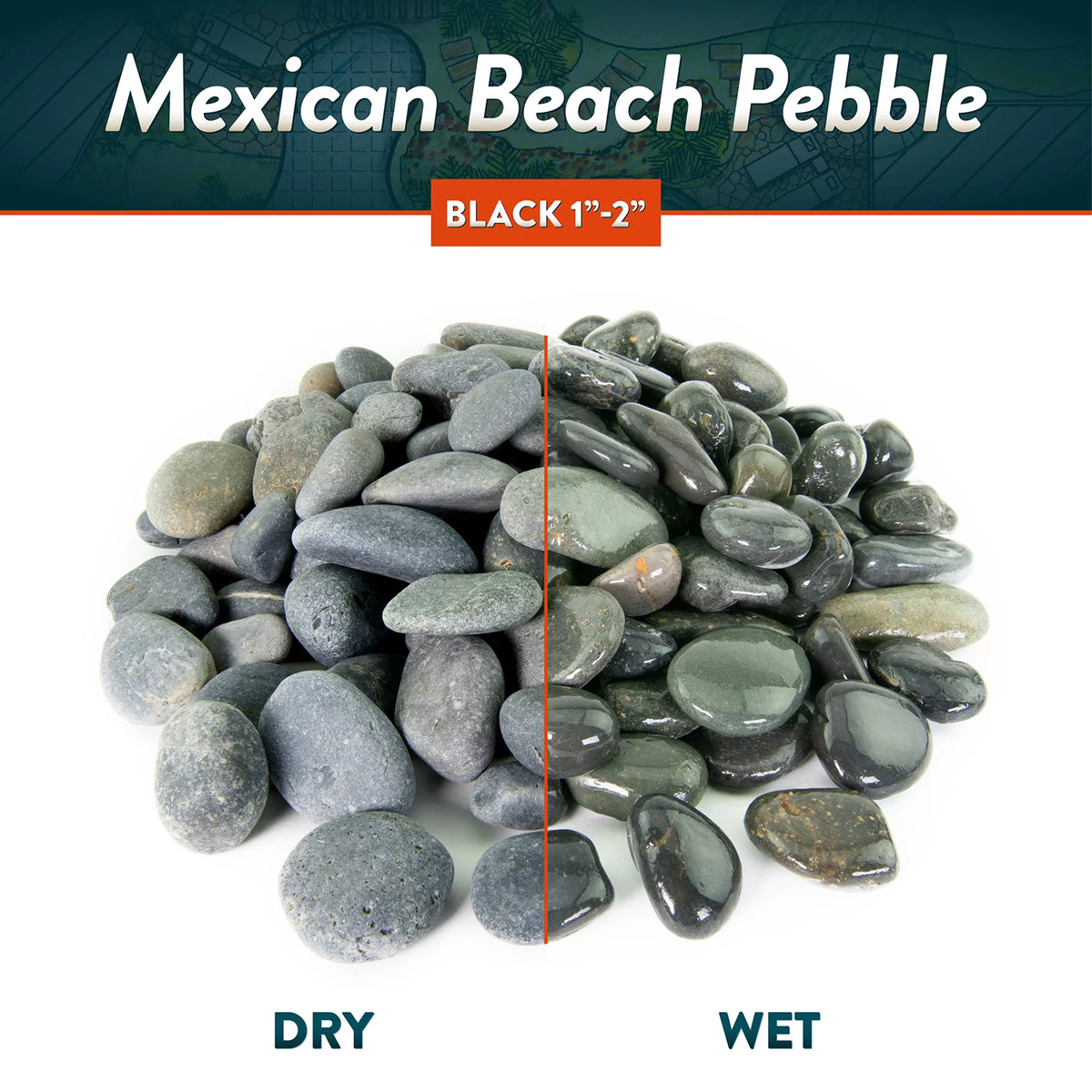 Round River Rock Landscape Garden Stones 20 pounds U685