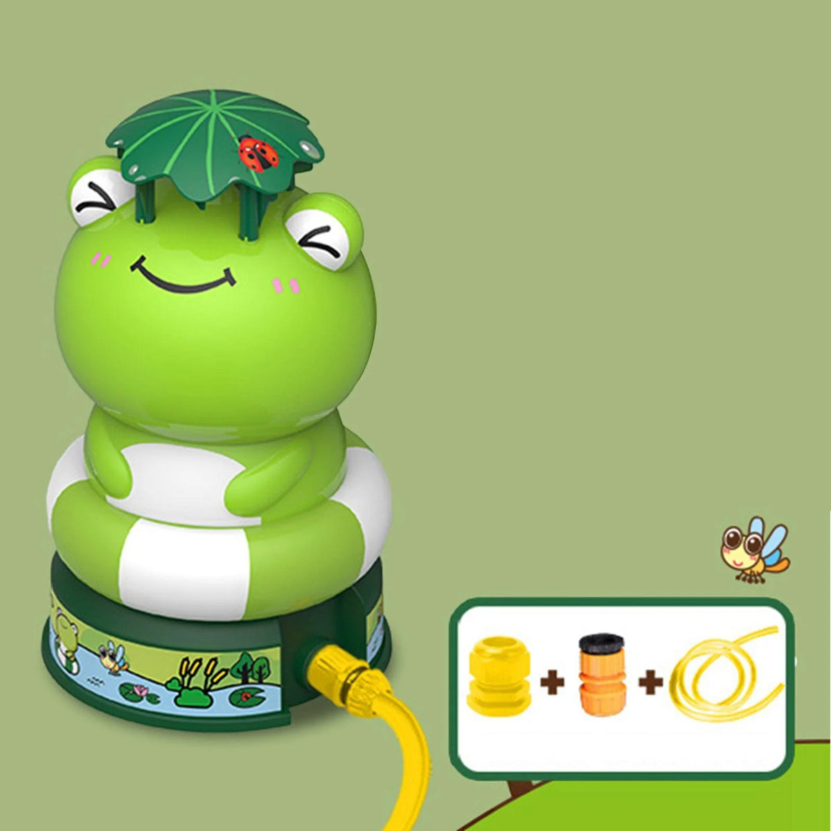 Frog Sprinkler for Kids Outdoor Water Sprinkler C96228