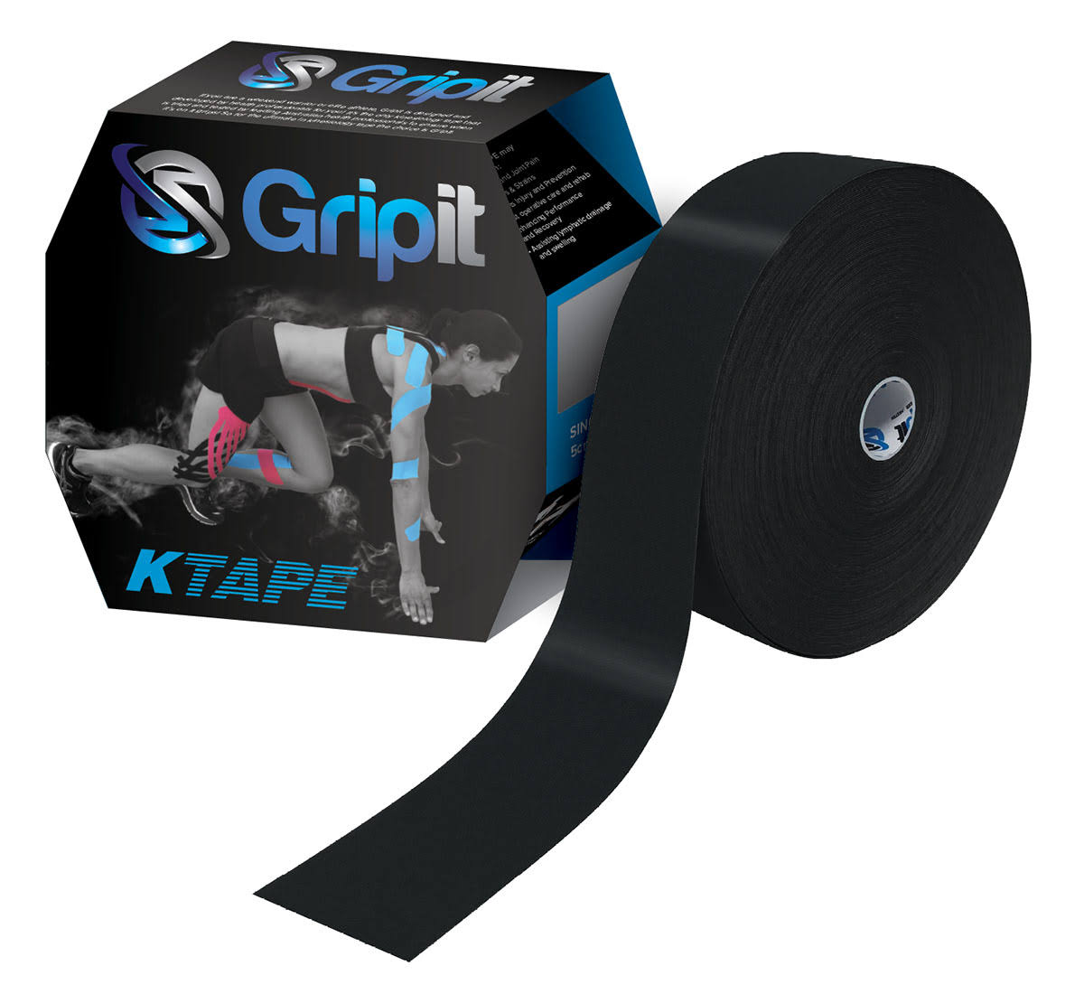 Black 2 inch x 34 yds Tape P167