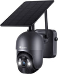 Wireless WIFI 360° PTZ Solar Security Camera with Color Night Vision H213