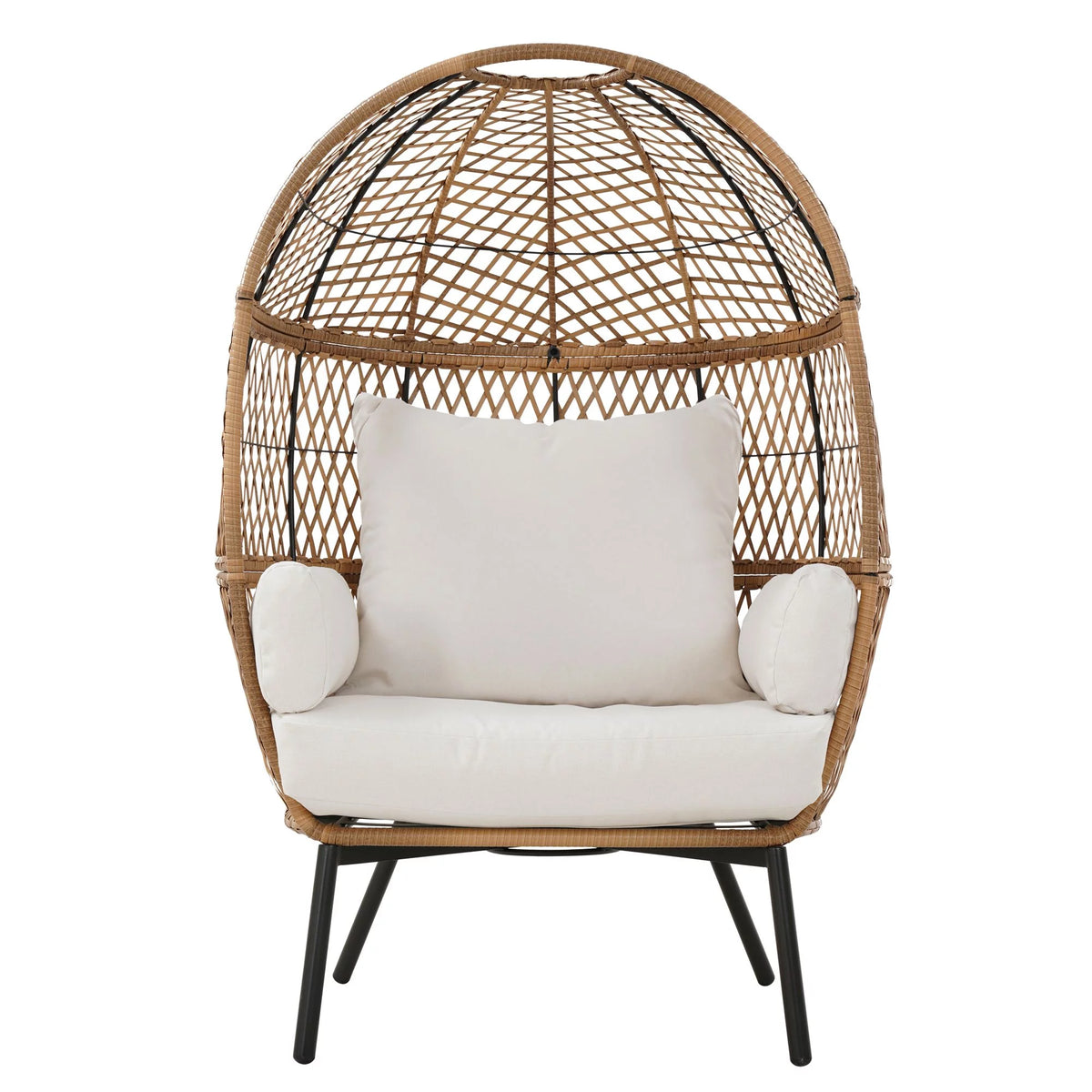 Boho Wicker Egg Chair V9333