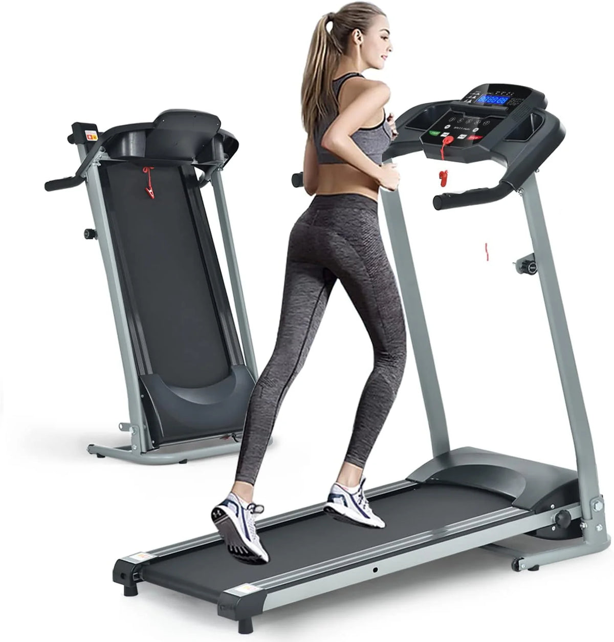 Folding Treadmill 2.5HP 220 LBS Weight Capacity C7144