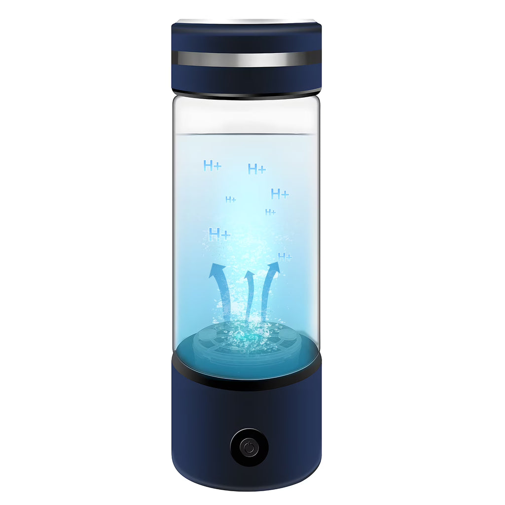 Portable Hydrogen Water Bottle Ionizer with SPE and PEM Technology, 330ml M63084