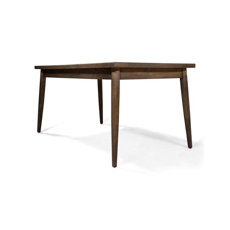 Natural Wood Rectangular Dining Table Q27685