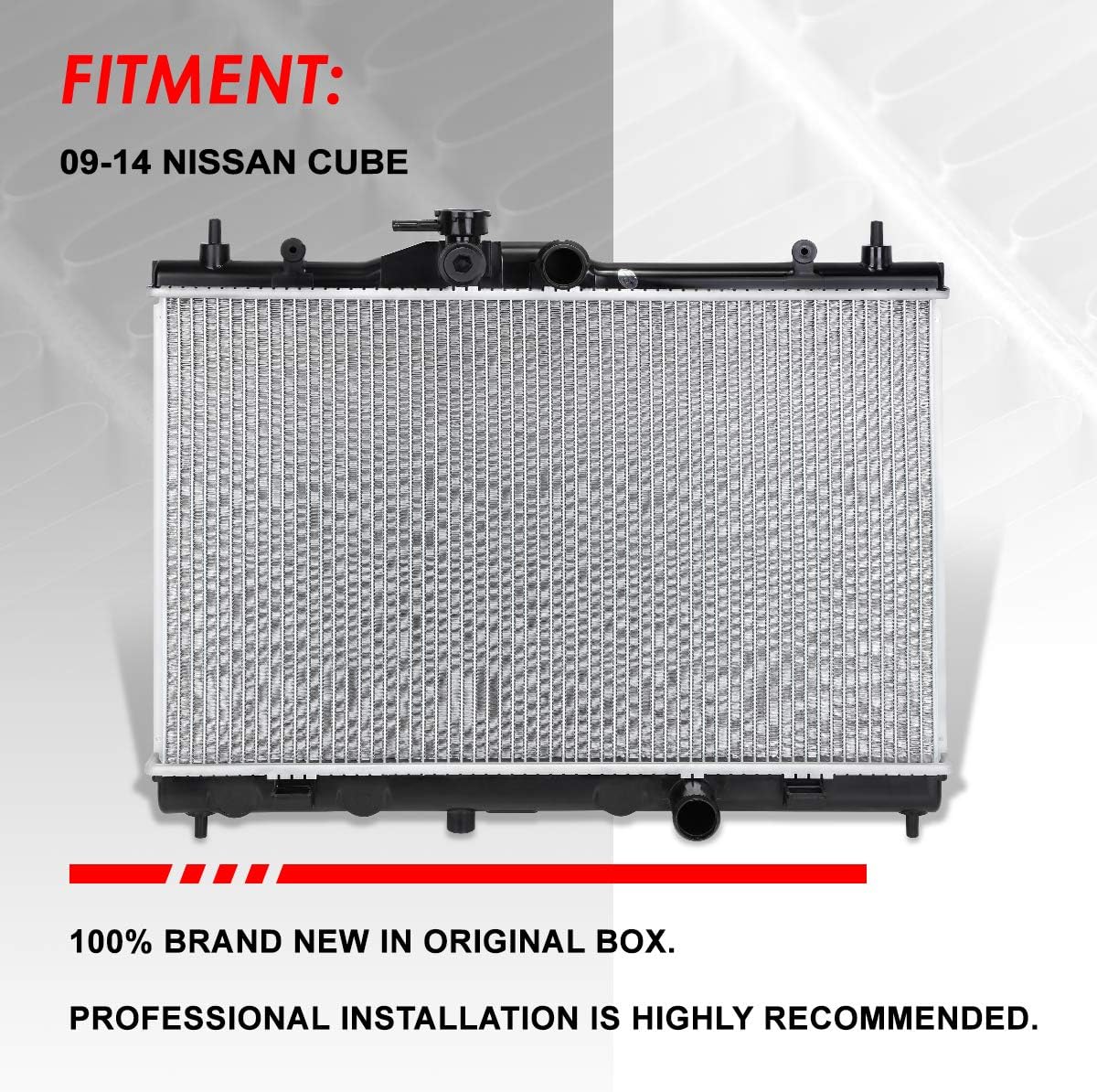 Aluminum Core Cooling Radiator Pack of 2 D98517