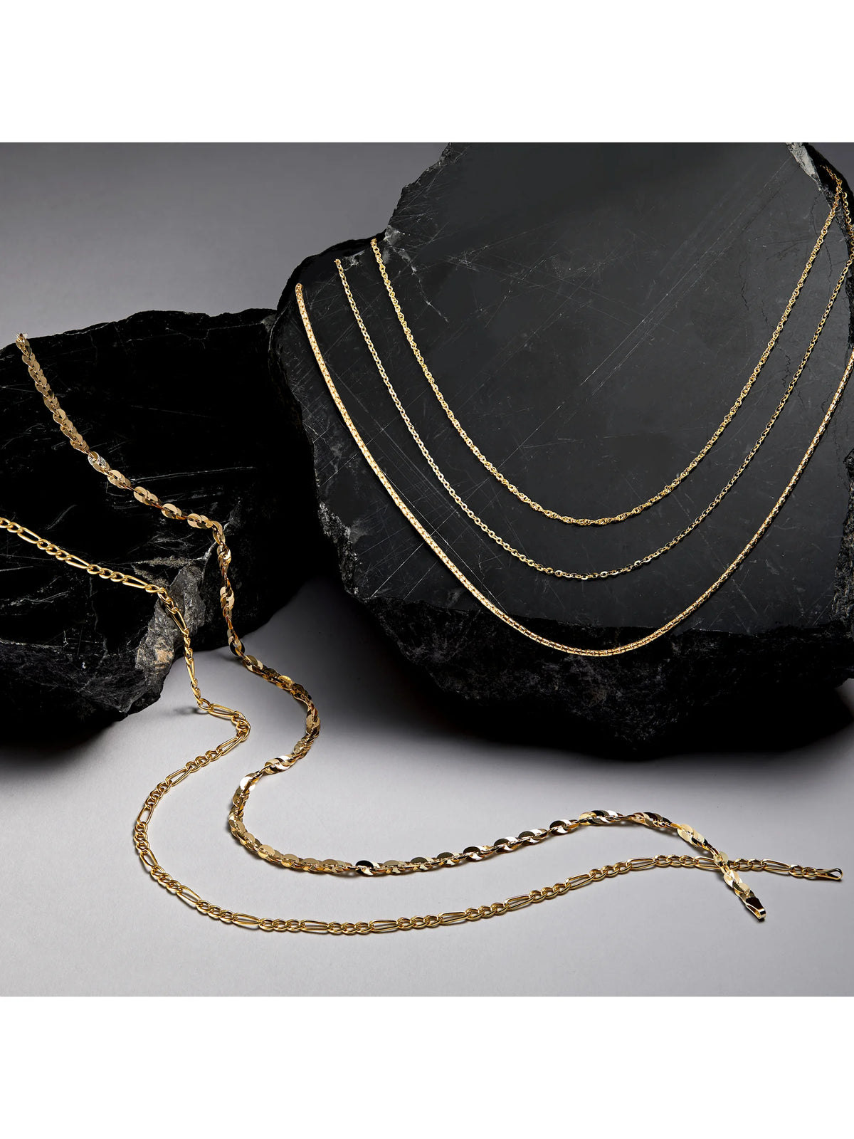 14kt Yellow Gold Bird Cage Chain Necklace, 18" W2336