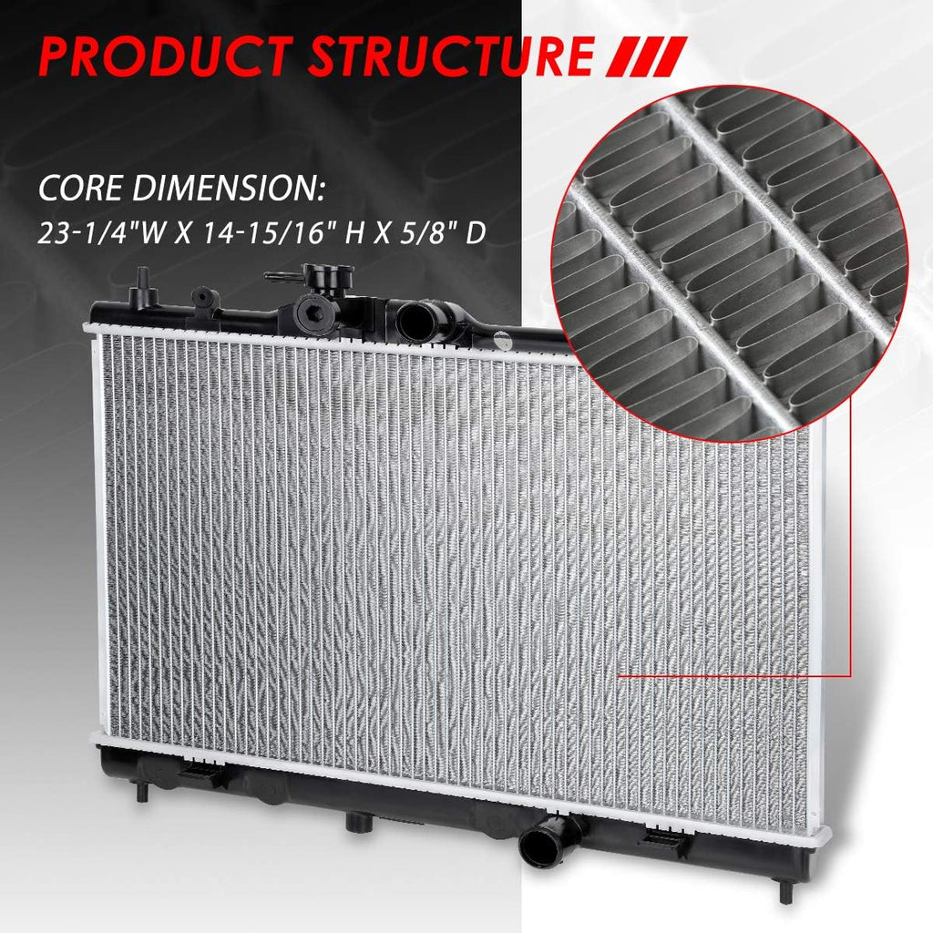 Aluminum Core Cooling Radiator Pack of 2 D98517