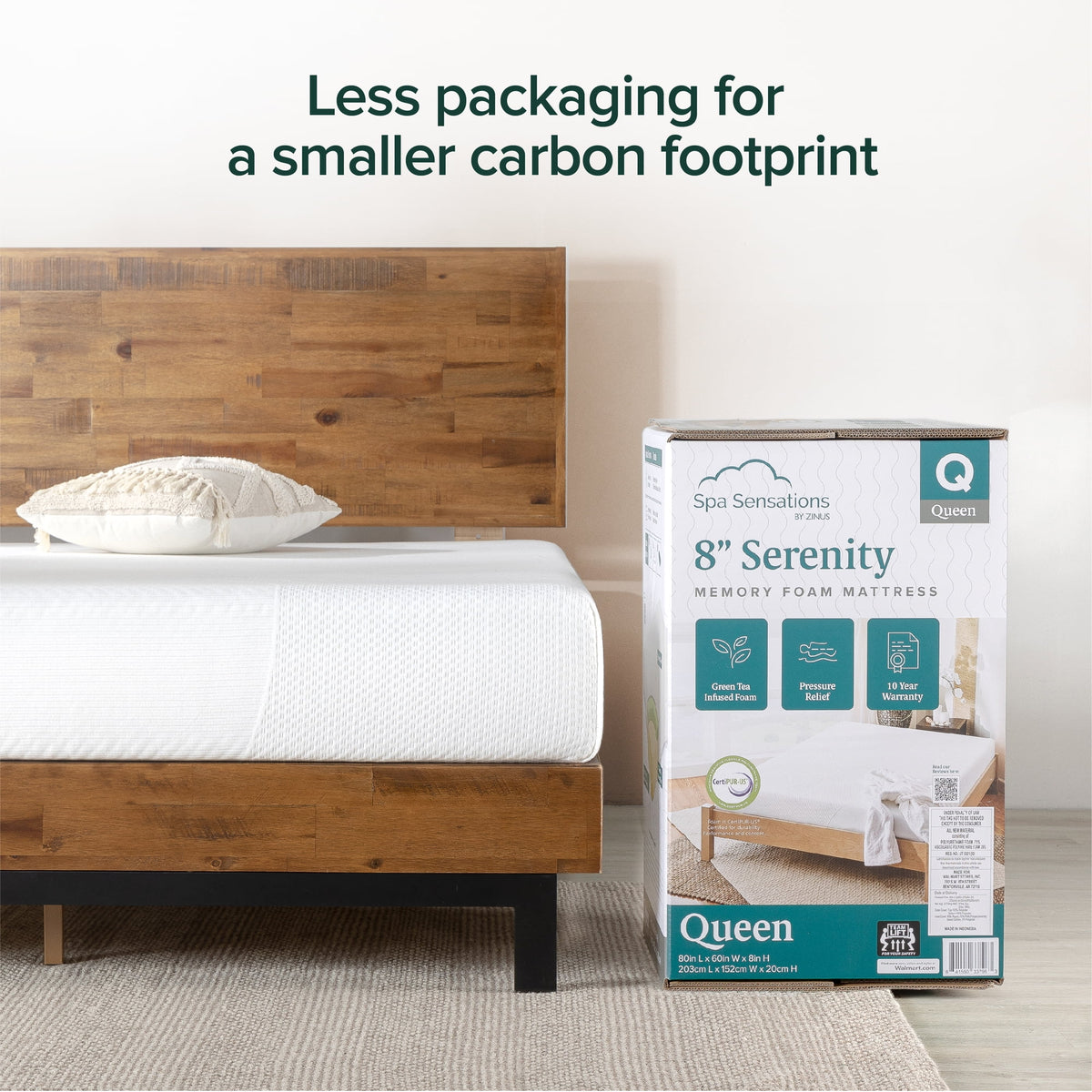 8 Memory Foam Queen Mattress P1171