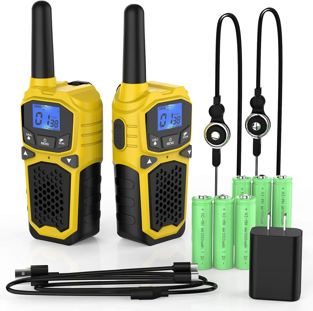 Rechargeable Long Range Two Way Radios 22 Channels D933