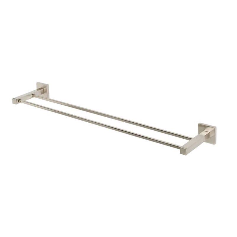 24x22 Double Towel Bar - Satin Nickel G120