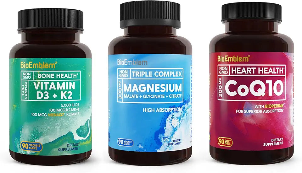 Magnesium Vitamin D3 K2 CoQ10 T47430