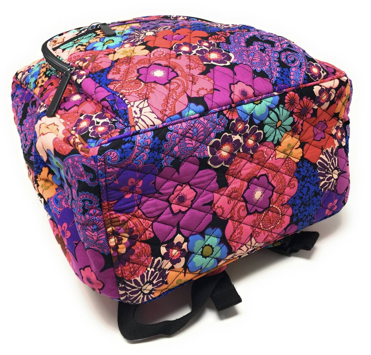 Floral Fiesta Backpack with Black Interior M239