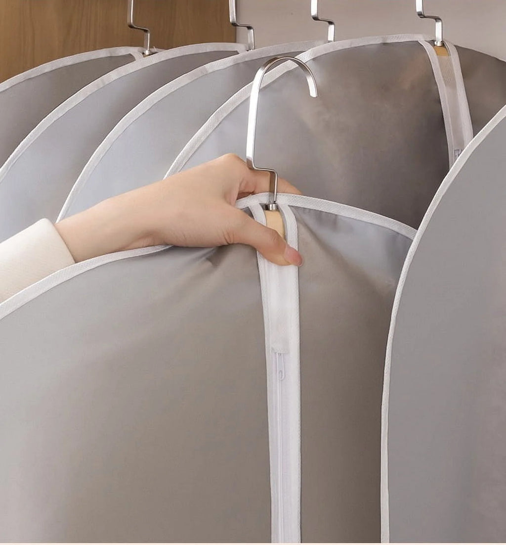 Garment Bags 5 Pack 40 X 24 Hanging Clothes Covers with Zipper Y874140