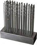 Black Oxide High Speed Steel Aircraft Extension Drill Bit Set Y95071