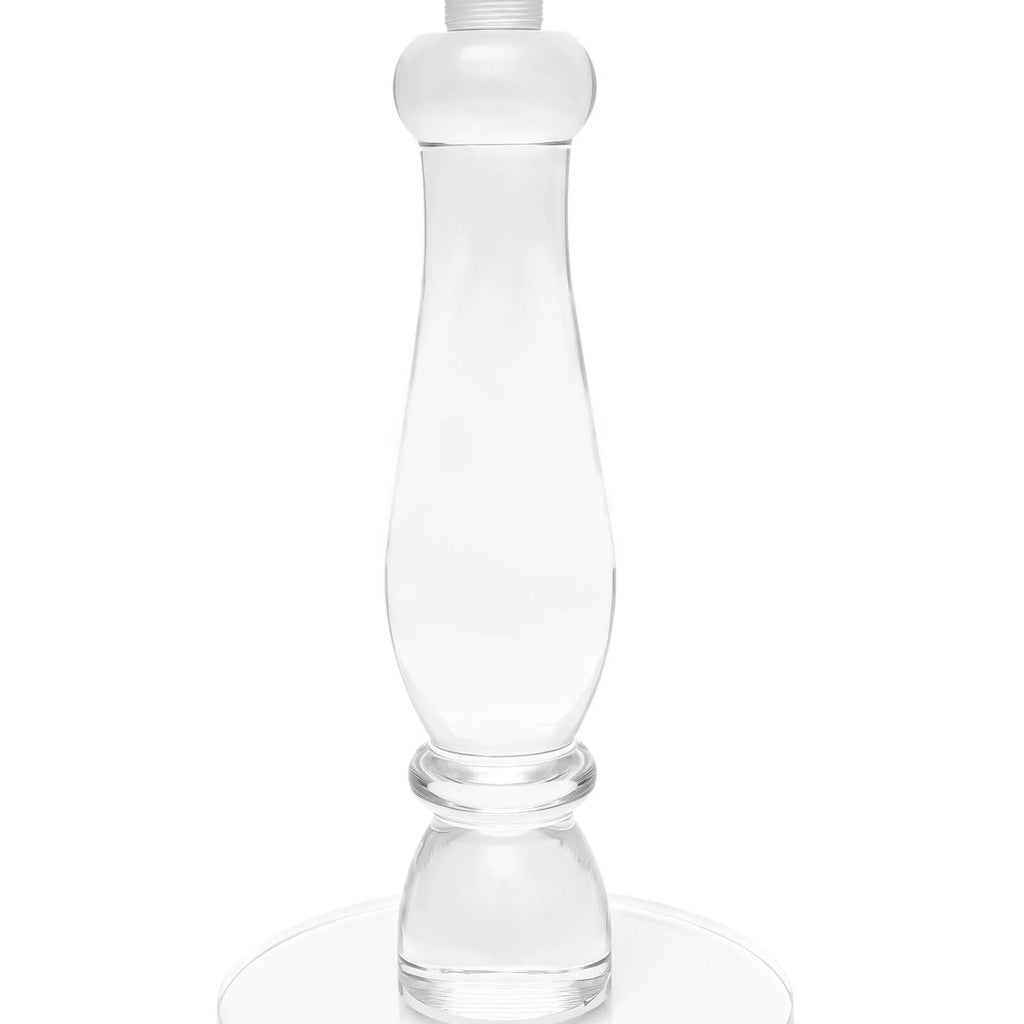 Acrylic Round End Table with Transparent Top Y14805