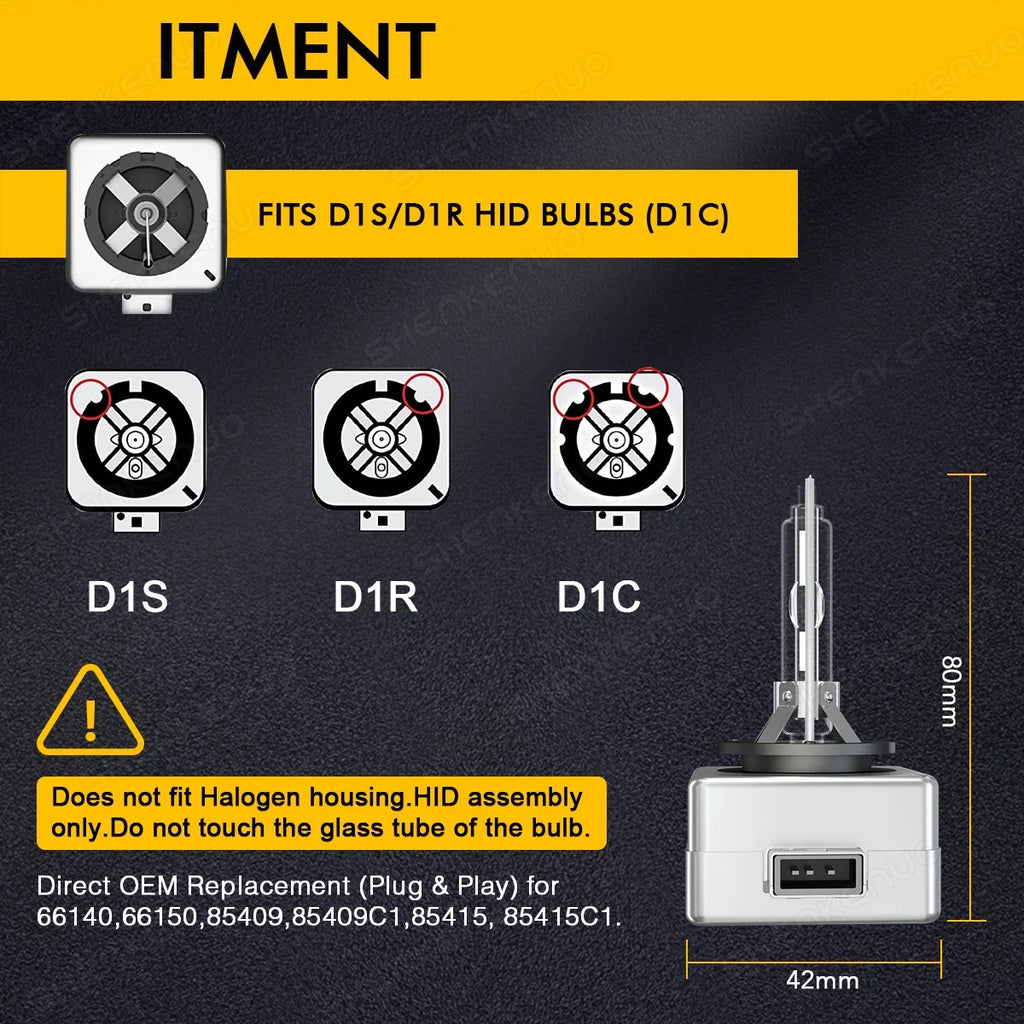 D3S HID Xenon Headlight Bulbs White R16726