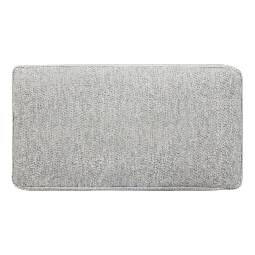 Pewter Ottoman E489733