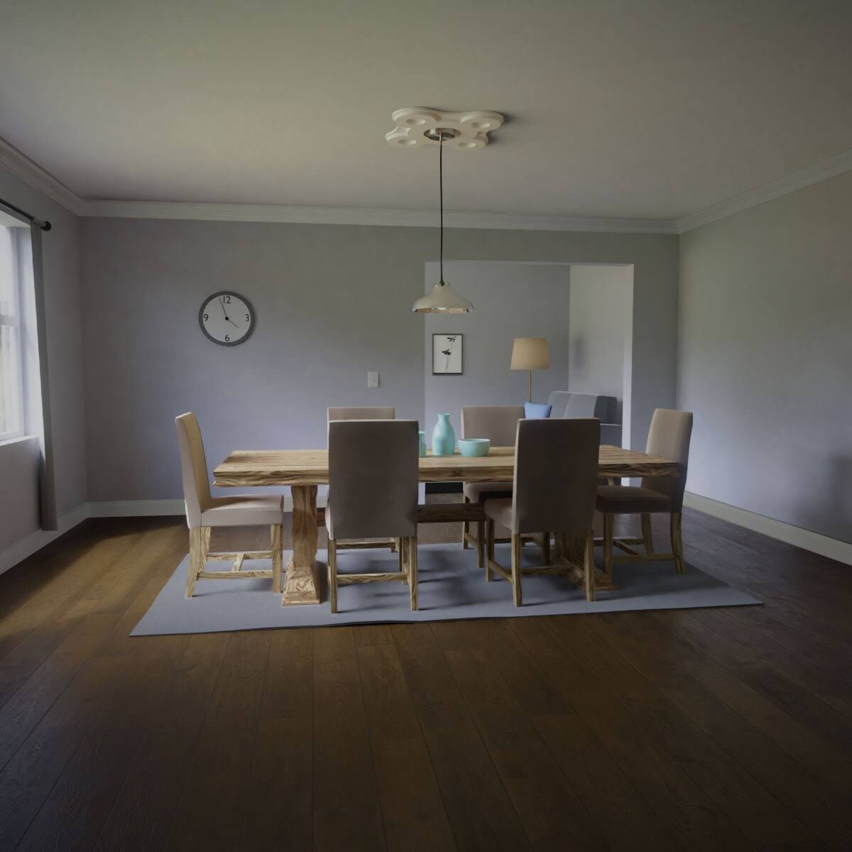 Contemporary PVC Ceiling Medallion K446944