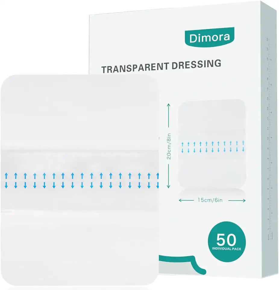 Waterproof Transparent Film Dressing 6x8 inch 50 Pack H258884