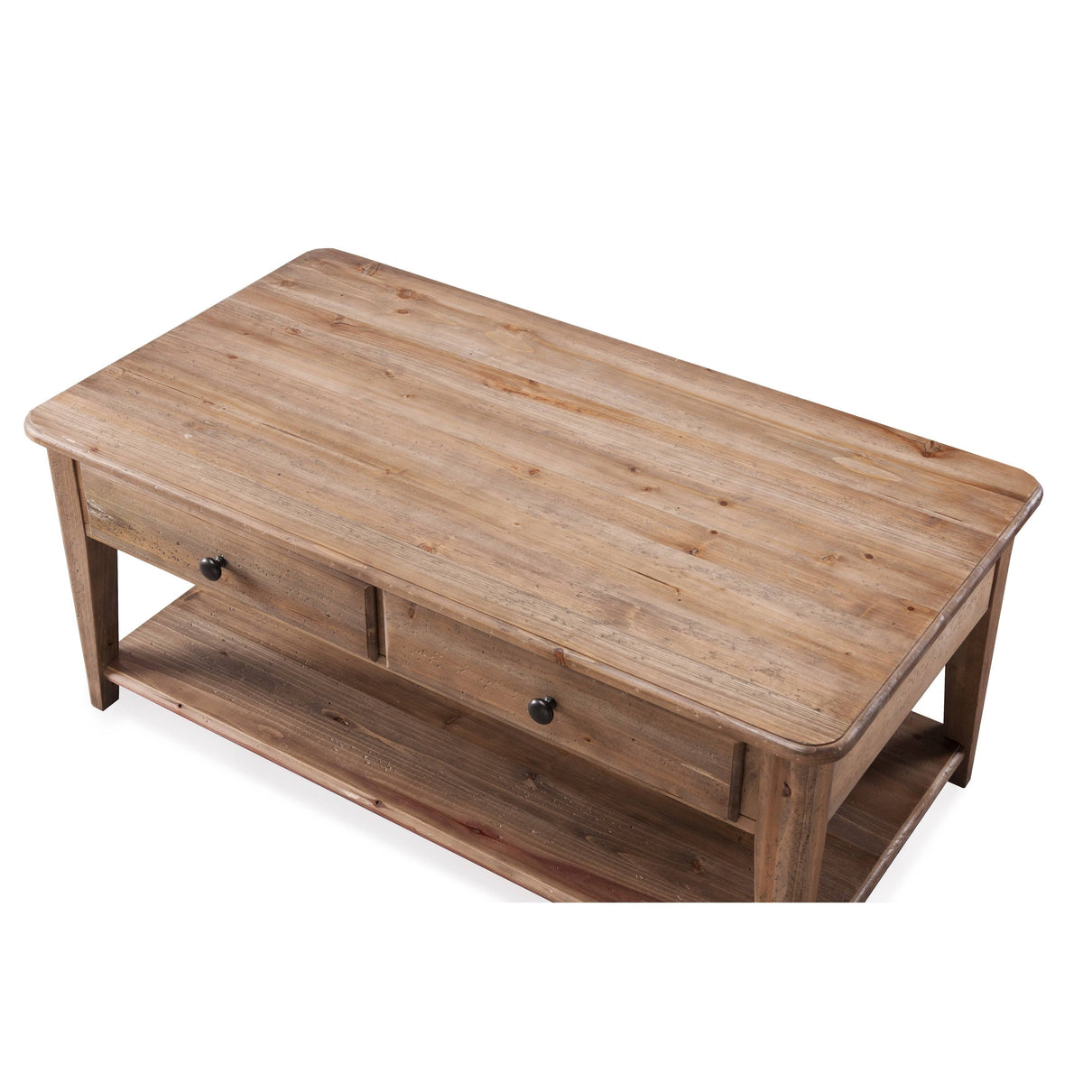 Rectangular Condo Cocktail Table with Casters, Brown A9811