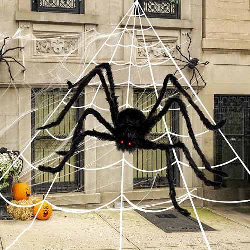 Halloween Light-up Spider and Spiderweb X960
