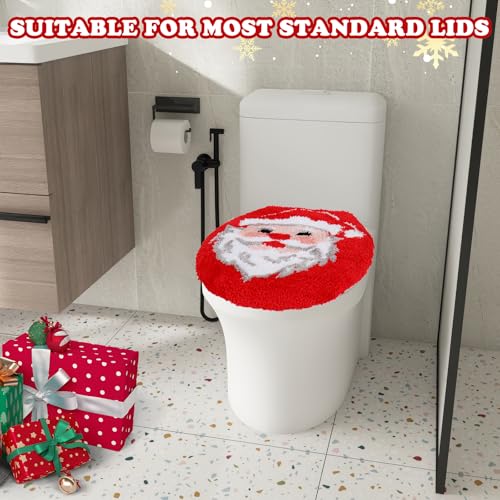 Red Santa Plush Toilet Seat Cover L608