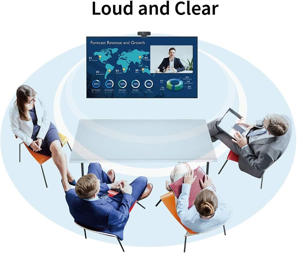1080p Full HD Webcam with Noise Suppression, Pack of 2 F96004