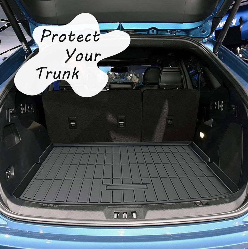 Cargo Liner Trunk Mat Cargo Tray Black Pack of 2 H93719