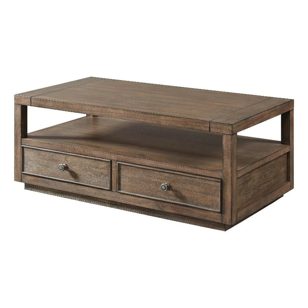 Wood Coffee Table in Toasted Acacia Brown F68076