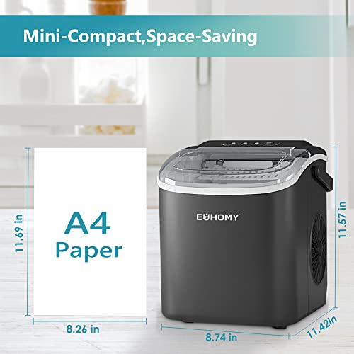 Portable Countertop Ice Maker with Basket and Scoop M334
